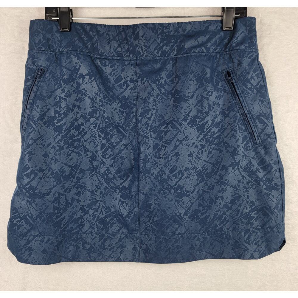Orvis Logo Skort Sz Medium Blue Shorts Activewear Golf Tennis Pickleball Skirt